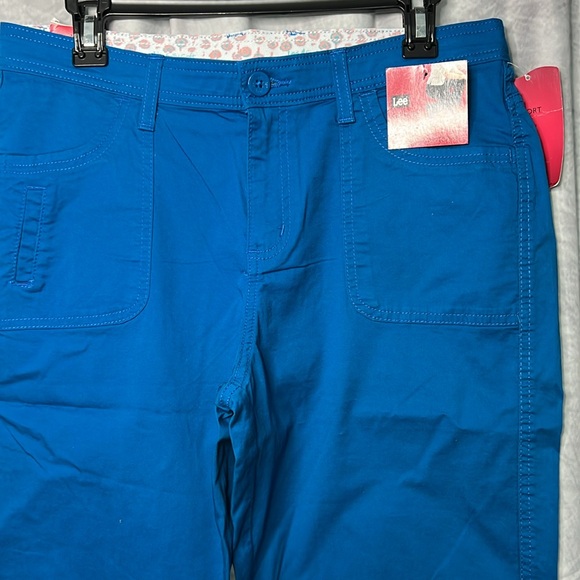 Lee NWT Teal Comfort Waist Skimmers - size 12 - Picture 2 of 11